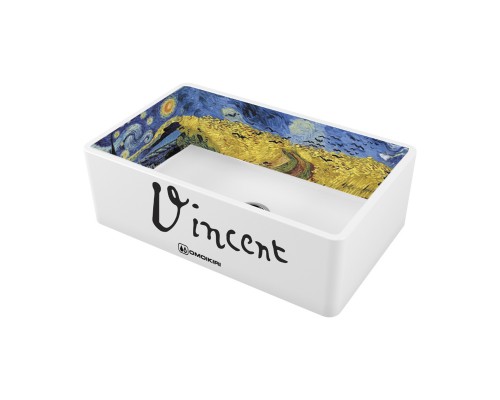 Omoikiri Mikura 76-Vangogh Natceramic/белый