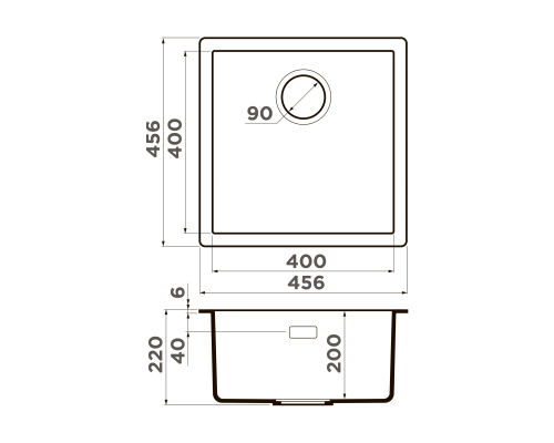 Omoikiri Yamakawa 45T-Integra-WH Tetogranit/белый