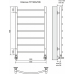 Водяной полотенцесушитель Terminus «Классик» П7 500х796 4670030726285