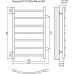 Водяной полотенцесушитель Terminus «Классик» П7 500х796 4670030726193