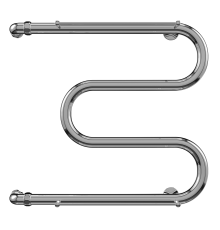 Водяной полотенцесушитель Terminus М-образный с полкой (1") 600х600 4620768880438
