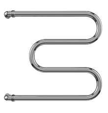 Водяной полотенцесушитель Terminus М-образный AISI 32х2 500х500 4620768881145