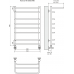 Водяной полотенцесушитель Terminus «Полка» П8 500х796 4670030723161