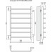Водяной полотенцесушитель Terminus «Стандарт» П7 500х796 4670030725332