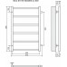 Водяной полотенцесушитель Terminus «Вега» П6 500х806 4620768886645