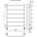 Водяной полотенцесушитель Terminus «Виктория» П6 600х796 4670030725141