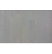 Паркетная доска Floorwood  Трехполосная  Ash Madison Milky White Matt Lac 3S