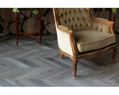 Виниловый ламинат VINILAM Parquet chevron 8,5 мм Легран RI444515CL4 Виниловый ламинат VINILAM Parquet chevron 8,5 мм Легран RI444515CL4