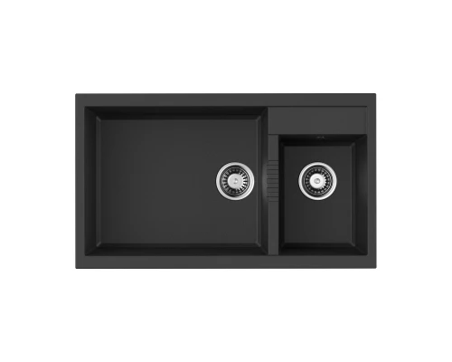 Omoikiri Tedori 86-2-LB-BL Tetogranit/черный Omoikiri Tedori 86-2-LB-BL Tetogranit/черный