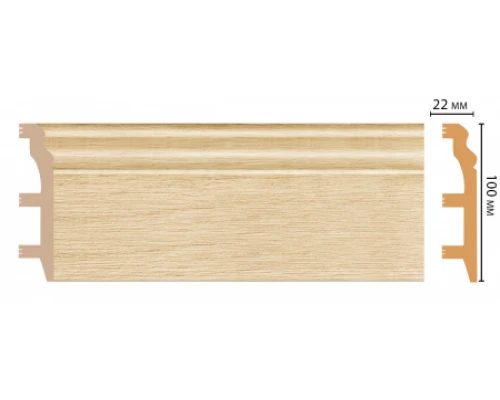 Плинтус напольный DECOMASTER D232-71ДМ (100*22*2400 мм) Плинтус напольный DECOMASTER D232-71ДМ (100*22*2400 мм)