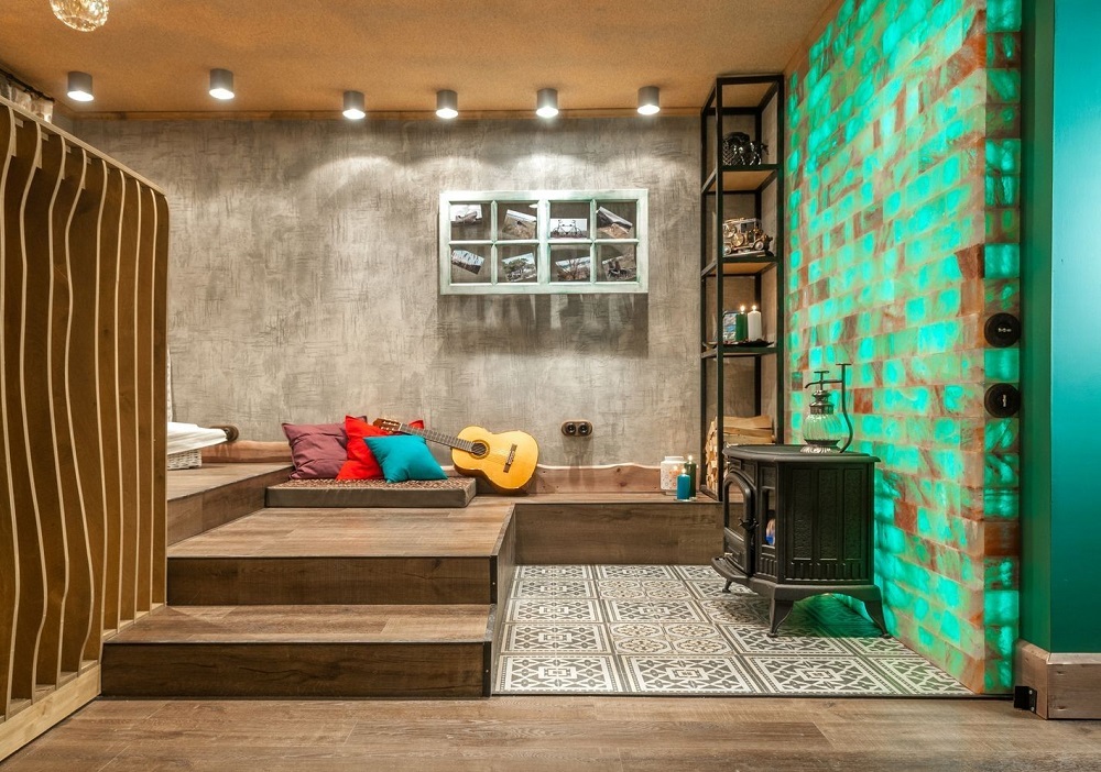 Каменно-полимерные полы с древесной текстурой